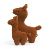 Lama soft toy - caramel 