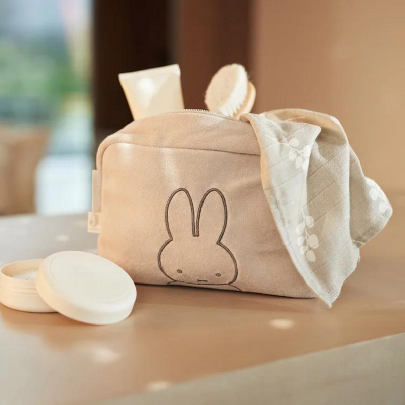 Trousse de toilette miffy - écru